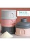 Stackable Milk Dispenser, 100% Hermetic, 4 compartments, Made in France, Large Capacity, Multicolor - 5