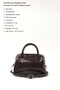 Crinkled Textured Brown/Monogram Brown Shk293 Faux Leather, 2-Piece Handbag, Arm and Shoulder Bag Set (Sh - 4