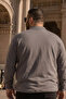 Men's Casual Plus Size Smoked Zipper Sweatshirt - 5
