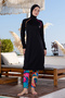 Serey Stretch Fabric long sleeve hijab swimsuit 3119 - 4