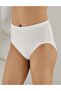 Women'S, 100% Cotton, White, Ribbed, Bato, 6-Piece Panties