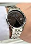 Silver-Black Color Steel Band Steel Case Men's Wristwatch with Calendar 2529Mr - 2