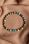 Certified Hematite-Turquoise-Jasper Natural Stone Zircon Apparatus Bracelet Odt214 - 4