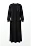 Bow Detailed Tunic Skirt Double Set 0237-04 Black - 5