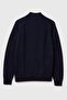 Vizon Men's Erk_100% Wool Zipper Detailed Mock Neck Sweater Model Code: (1006U202B3C1) - 2