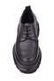 - Black Genuine Leather Lace-Up Casual Men's Shoes 115-K609 - 6