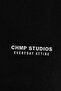 Women's Oversized T-Shirt Chmp Studios Printed Black – Crew Neck, 100% Cotton Compact Single Jersey 24/1 - 6