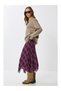 Asur Boutique Women's Asymmetrical Cut Chiffon Lined Skirt - 2