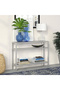 𝐎𝐧𝐞𝐃𝐜𝐨𝐫 Luxury 3-Tier Glass Console Table – Pre-Assembled Entryway & Living Room Accent Table - 4
