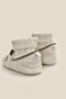 Gray Soft Sock Knit Booties, Baby Booties First Step, Non-Slip Sole Slippers - 5
