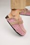 Pelini Women's Teddy Flat Slippers Pink Slippers - 5