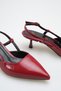 Women's High-Heeled Shoes Burgundy Yanki (5,5 cm) - 6