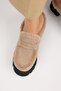 Hanni Women's Genuine Leather Sabo Fur Mink Slippers - 7