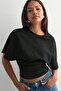 Natural Viscose Blouse with Wide Sleeves and Fitted Waist