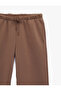 Comfortable Fit Pocketed Lace-Up Waist Wide Leg Sweatpants - 5