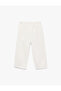 Basic Jogger Sweatpants with Raised Waist and Elastic Waistband
