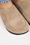Nitsa Women's Genuine Leather Flat Sabo Mink Slippers - 3