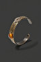 Men's Bijouterie Bracelet - Lion Motif Tiger Eye Stone Celtic Knot Pattern Bijouterie Bracelet - 2