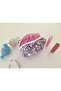 Winter Flowers Patterned Makeup Bag - Pad Bag - Small Size