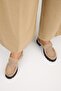Hanni Women's Genuine Leather Sabo Fur Mink Slippers - 6