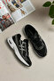 Elit Yscpx9133 Women's Classic Sneaker Black - White
