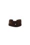 Metal Detailed Suede Choker Necklace – Bitter Brown 4 cm Width - 7