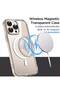 Apple iPhone 13 Pro 5G 2021 Transparent Magsafe Protective Yellowing Resistant Case Cover - 4