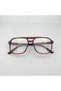 Rimbly Coffee Colored Unisex Square Blue Light Protection Glasses |   53 Equestrian Trainers - 2