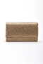 Women's Stone Strap Evening Dress Bag Gold