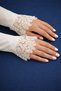 White Floral Sleeve Lace