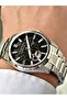Automatic Mechanism Silver-Black Color Steel Band Steel Case Men's Wristwatch 1192Mr - 3