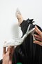PERIE Silver Women's 7cm Heel Sequin Embellished Strappy Evening Bridal Wedding Shoes/Slippers - 3