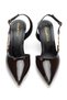 Open-Back Women's Community Shoes with Metal Buckle Details - 2