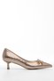 Gold High-Heeled Shoes Women's High-Heeled Shoes Short-Heeled Shoes Daily Stylish Shoes Evening Wear - 4