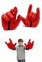 Cosplay Toy Avengers Spiderman Gloves Soft Spiderman Hero Fists Rubber-Made Superhero Hands for Kids