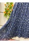 Patterned layered chiffon skirt lined - 2