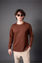Bisiklet yaka uzun kollu basic sweatshırt - 3