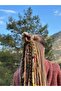 African Braided Handmade Hair Clip – Rasta Style - 4