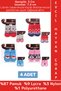 Pet Small Breed Cat Dog Stretch Fabric Anti-Slip Warm Cute Knitted Socks 3 X 7.5 cm 4 Pieces