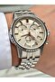 Functional Silver Color Sapphire Glass Steel Band Steel Case Men's Wristwatch 1204Mr - 2