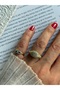 Imported Gold Full Stone Kelly Ring - 3