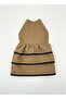 Cat Dog Dress Khaki Color Black Piped Detail - 2