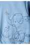 Elephant Embroidered 100% Cotton Baby Boy Seasonal Two-Piece Fabric Top and Bottom 2-Piece Set - 3
