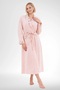 Women's Plus Size Floral Print Long Sleeve Robe+ Pajamas 3-Piece Set 80% Cotton 20% Viscose - 6