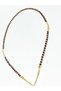 Garnet Stone Gold Detailed Handmade Necklace – Special Design Women's Necklace - 8