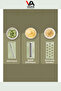 Professional Multi-Function Grater Set |   9 Heads • Non-Slip Base • Fast & Practical Cutting - 6
