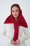 Women's Scarf & Shawl Red Soft Textured Scarf Shawl Shoulder Shawl - 8