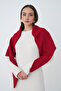 Women's Scarf & Shawl Red Soft Textured Scarf Shawl Shoulder Shawl - 3
