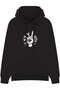 Hand with wrenches making sign - Men's Printed Hooded Oversize Sweatshirt - 2