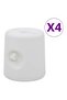 Gazebo Weights 4 pcs PE White